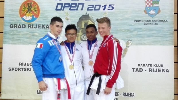 Karate. L’Azzurrino Giuseppe Panagia Oro e Argento al XV° Torneo Internazionale Open di Croazia