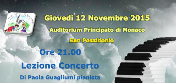 San Possidonio. Lezione Concerto della pianista, Paola Guagliumi.