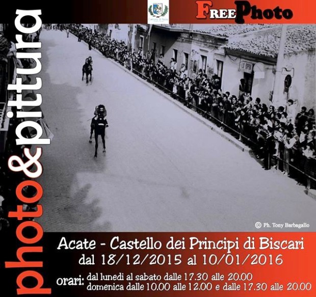Acate. Castello Principi di Biscari: “Foto e pittura… in mostra”.