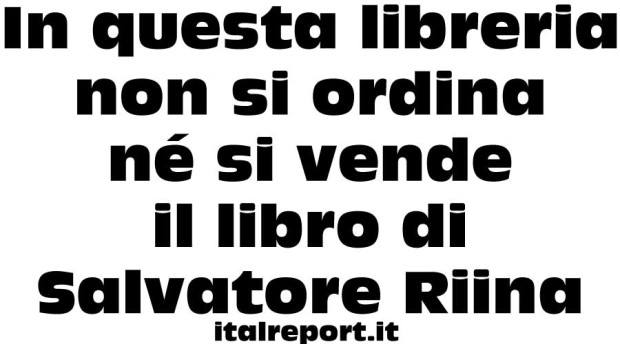 Titolare libreria in cui non si vende il libro di Salvatore Riina junior: “Mia idea si sta allargando a macchia d’olio”