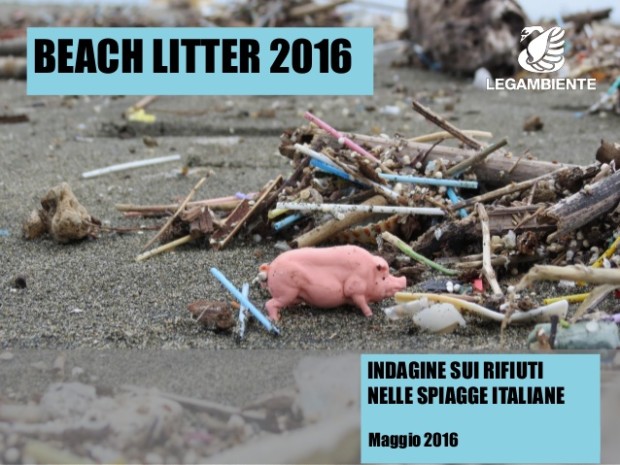 Spiagge italiane, Legambiente nel suo studio: 714 rifiuti ogni 100 metri