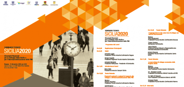 Ragusa, convegno su “Sicilia2020: sviluppo e internazionalizzazione delle PMI”
