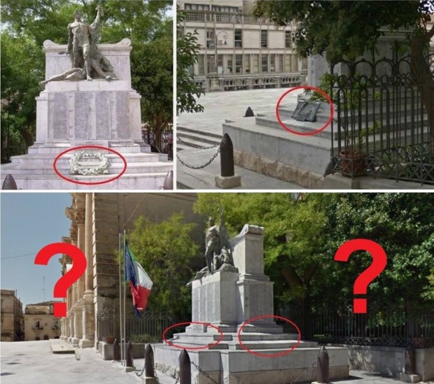 Ragusa, “Degrado e incuria” dei Monumenti ai Caduti. La denuncia dell’Associazione culturale Lamba Doria