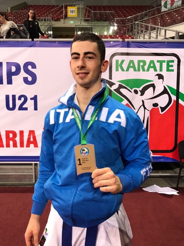 Vittoria, Karate. Dopo argento di Parigi, Panagia conquista il titolo di campione europeo a squadre con la nazionale u21
