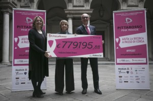 PittaRosso Pink Parade, 780 mila euro per la lotta contro il tumore al seno
