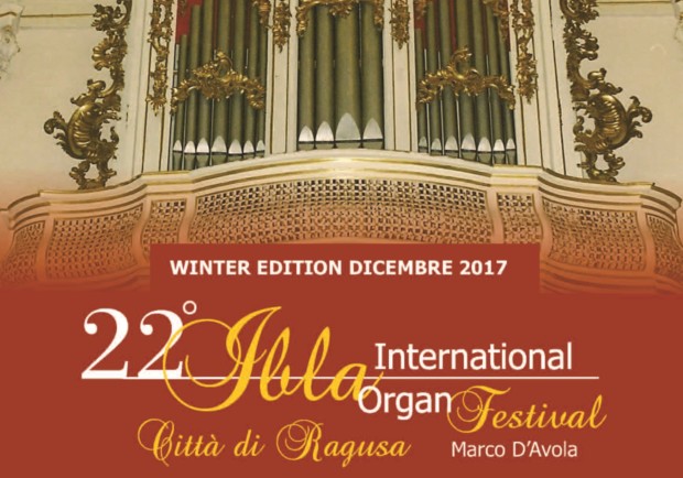 Ragusa Ibla, domenica l’apertura della 22^ Edizione del Festival Organistico Internazionale Città di Ragusa