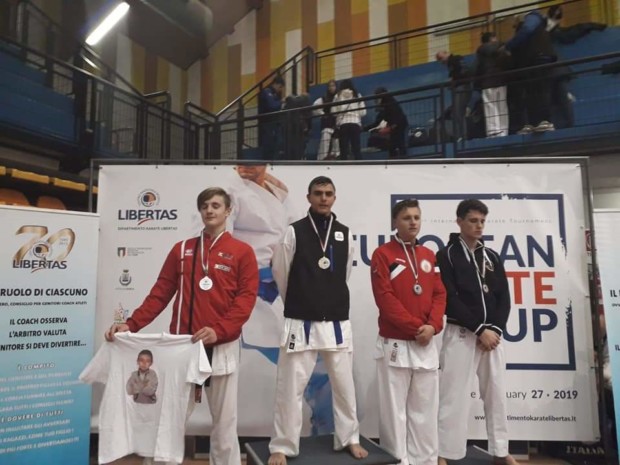 Acate, Bassam Salem della ASD Dragon Sport School è campione europeo della European Karate Cup