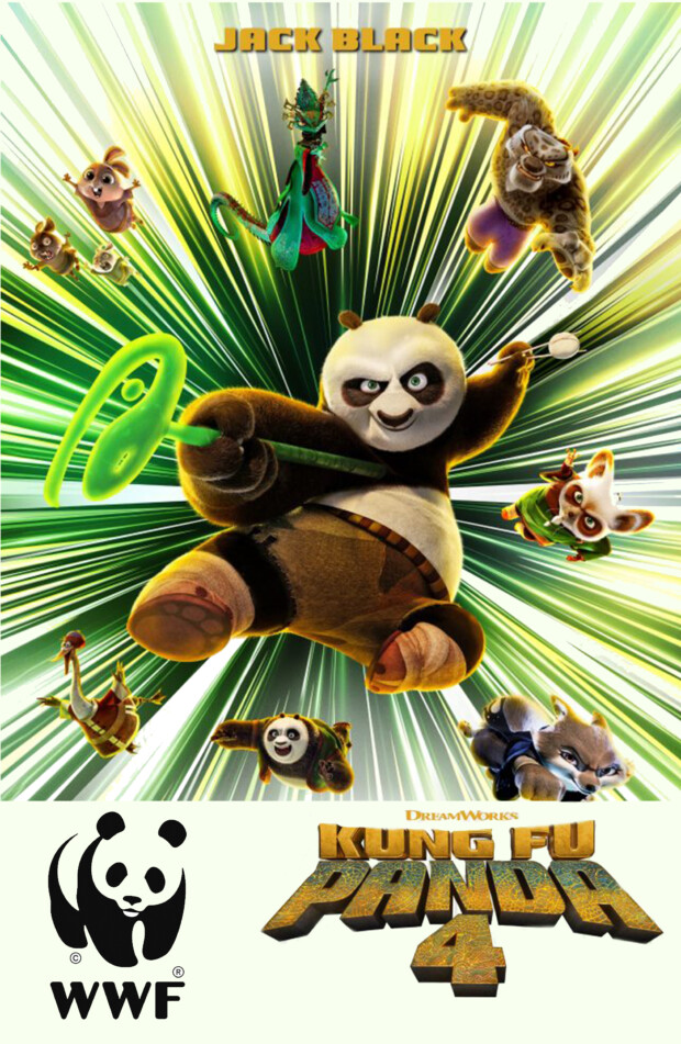 Kung fu panda 4, WWF: Gli animali protagonisti del film d’animazione a rischio nel mondo reale!