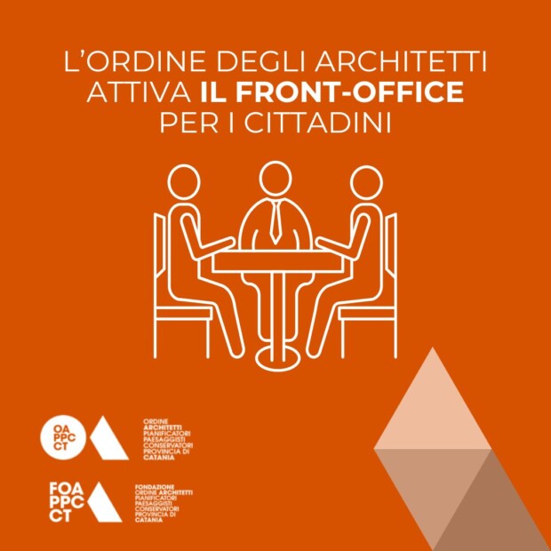 Open Government. L’ordine degli architetti di Catania attiva il front-office per i cittadini